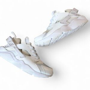 Nike Huarache white Run toddlers' sneakers 10c
